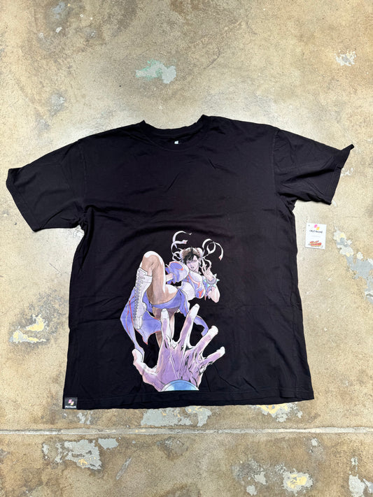 Splitframe Streetfigher Chun Li T Shirt Black XXXL