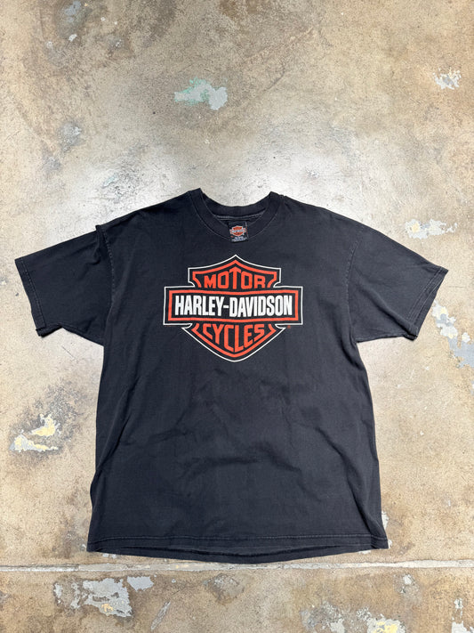 Harley Davidson Crest Logo Black XL