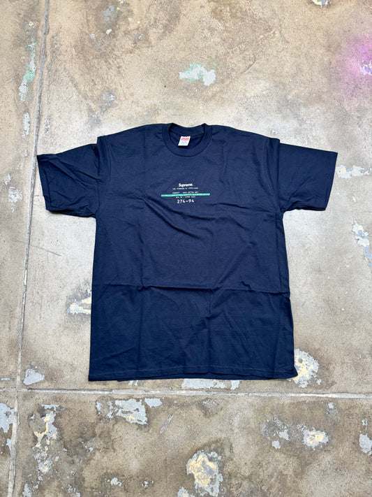 Supreme The Standard of Excellence T Shirt Navy XL