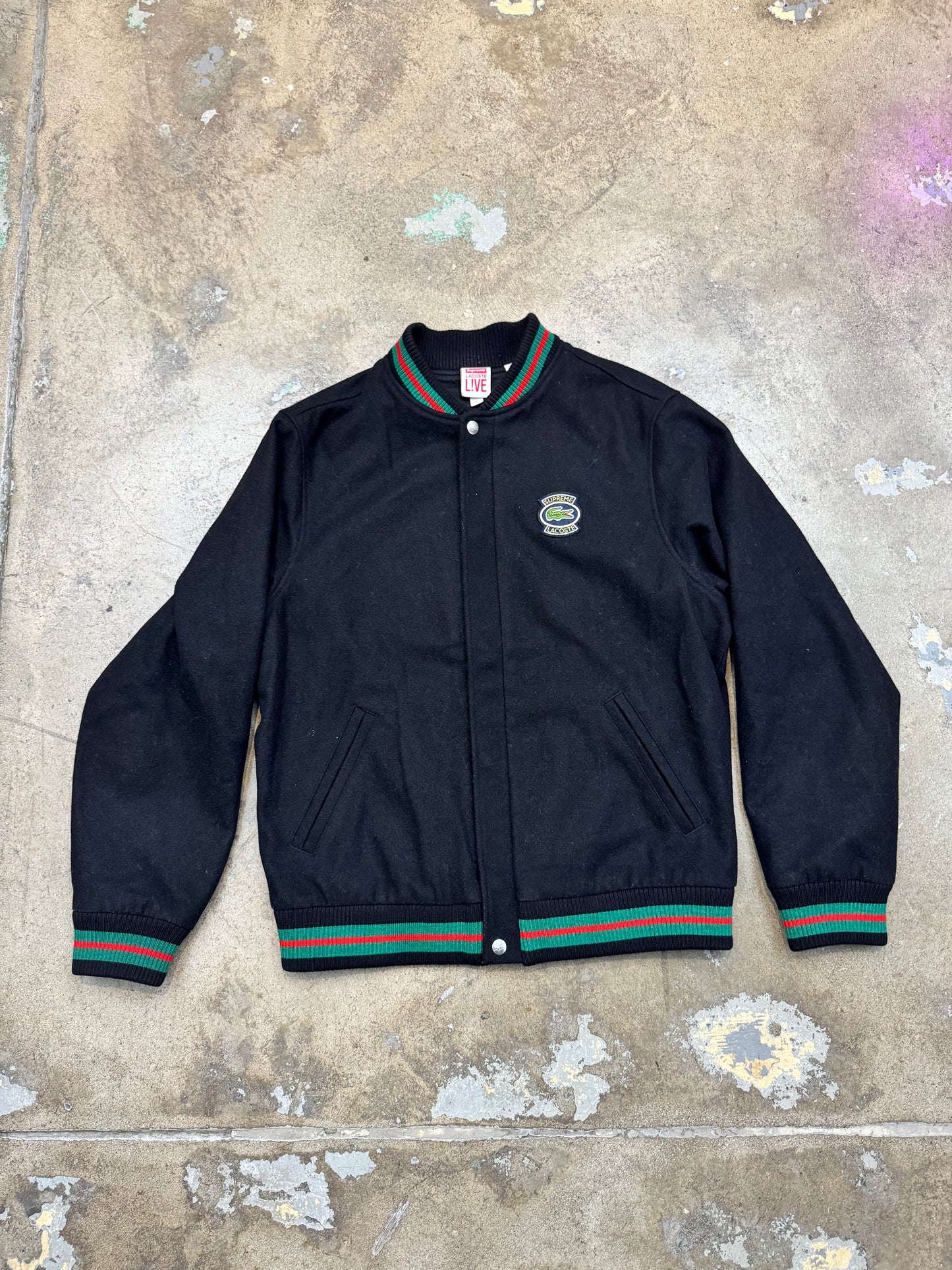 Supreme X Lacoste Jacket Black M