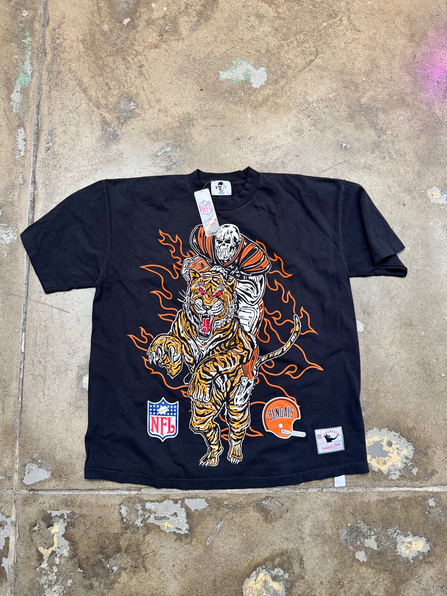 Warren Lotas Cincinnati Bengals T Shirt Black XXL