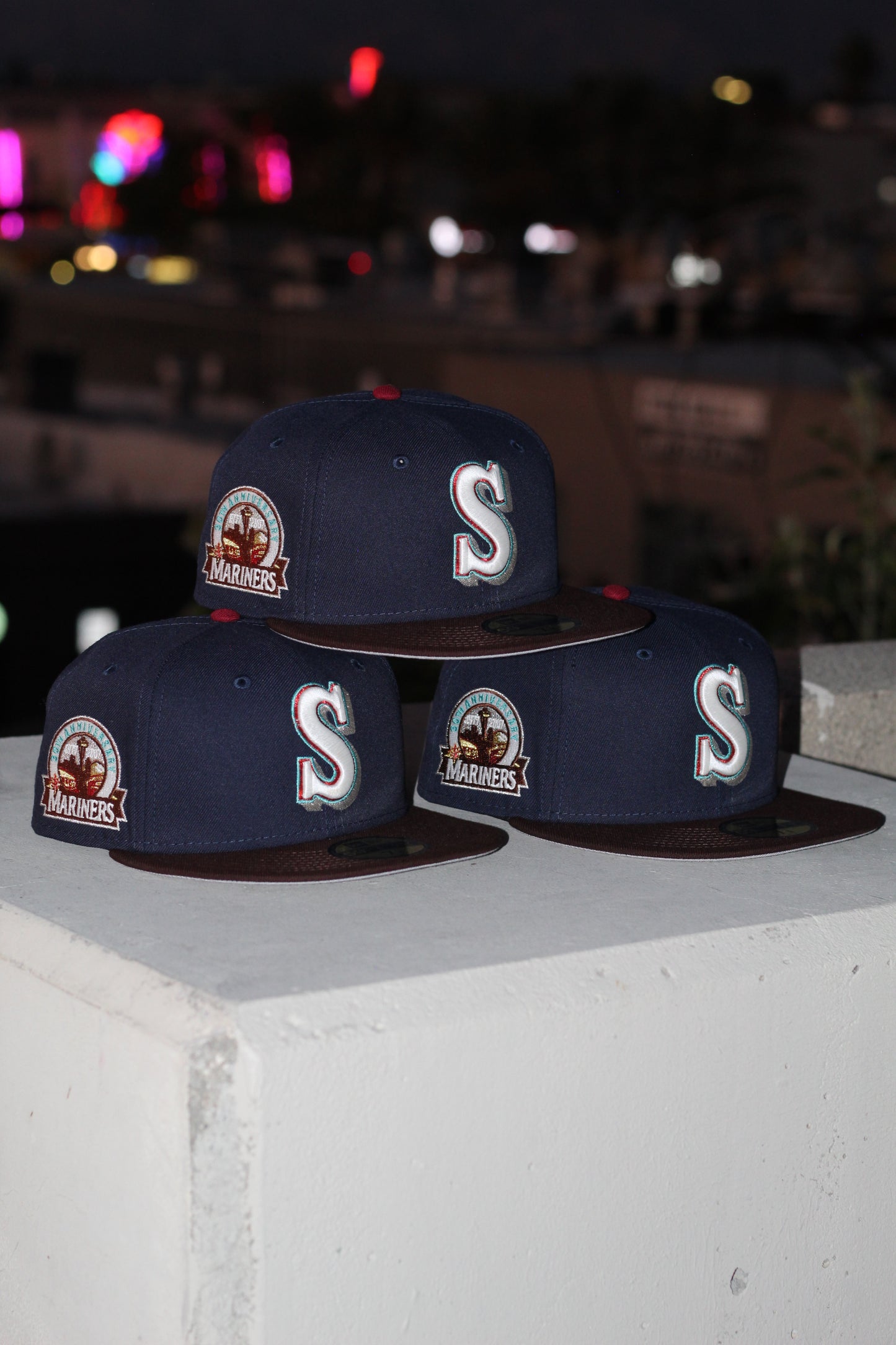 New Era 5950 Seattle Mariners Freestyle Navy/Walnut