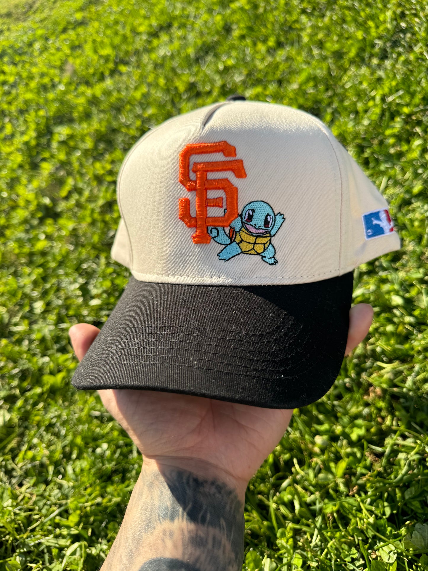 Roadside Museum Bay Area Squirtle Snapback Cream/Black