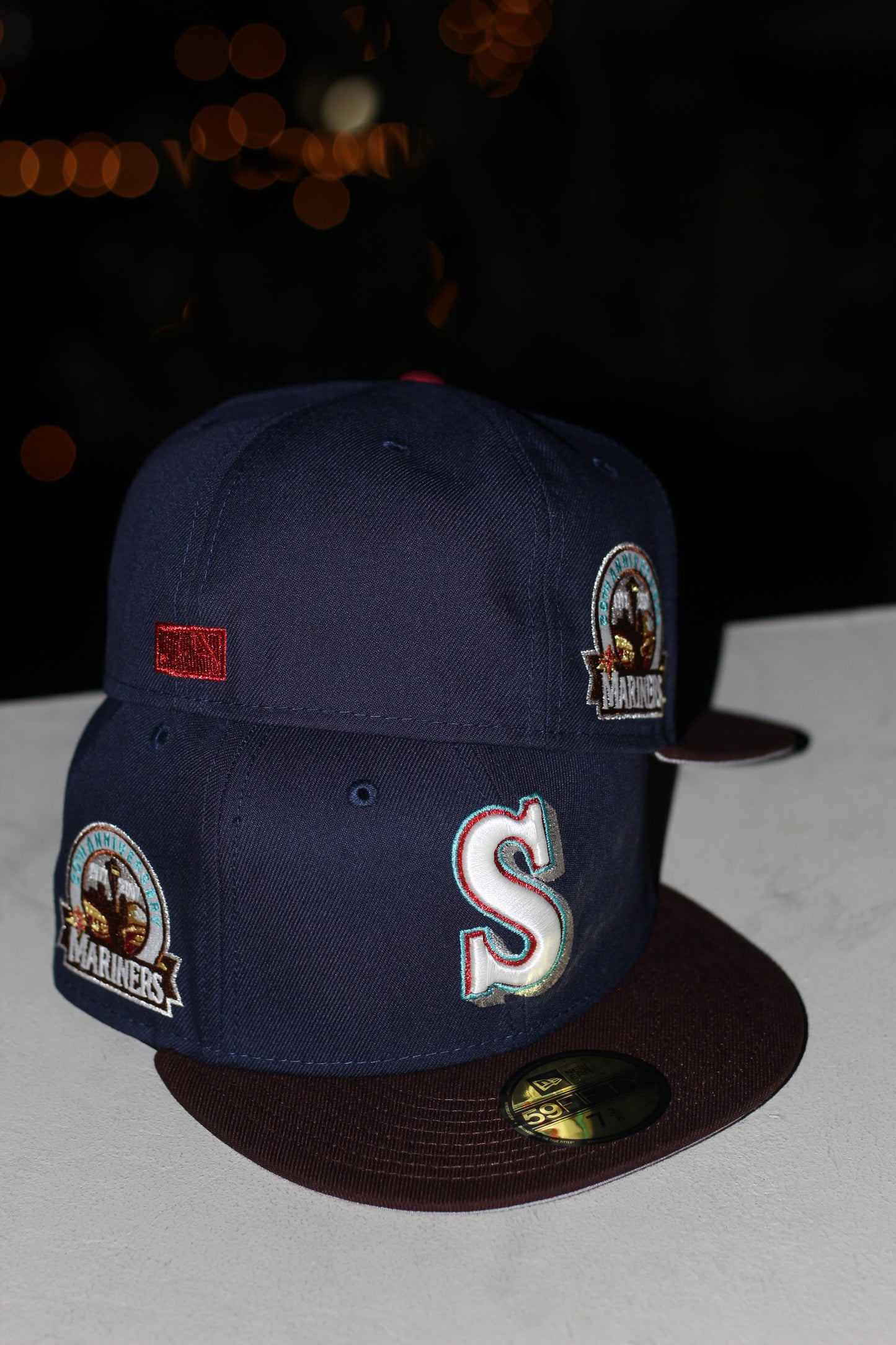 New Era 5950 Seattle Mariners Freestyle Navy/Walnut
