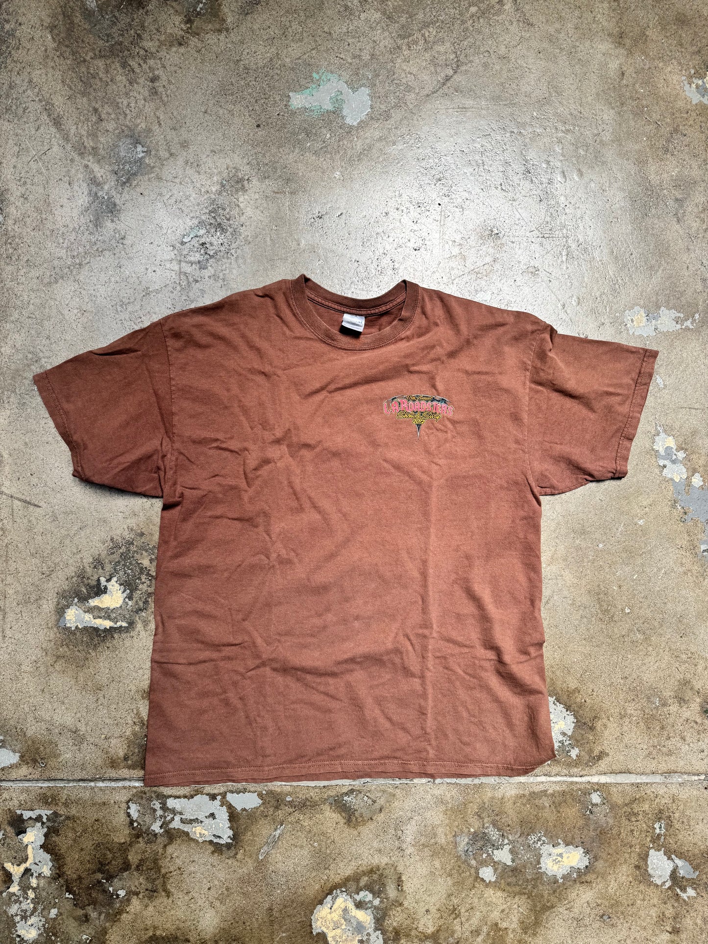 LA Roadster Shower 2012 T Shirt Brown XL