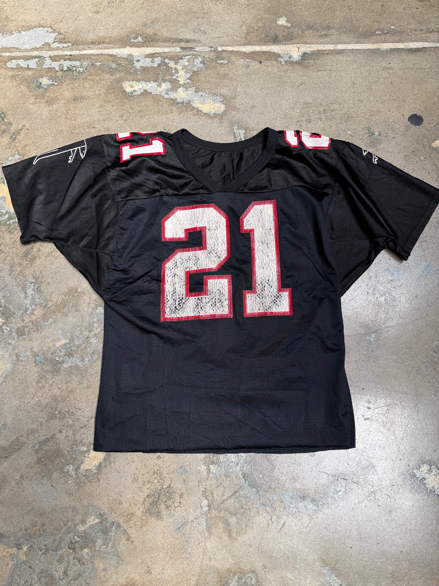 Wilson ATL Falcons Deion Sanders Cropped Jersey Black S/M (Used)