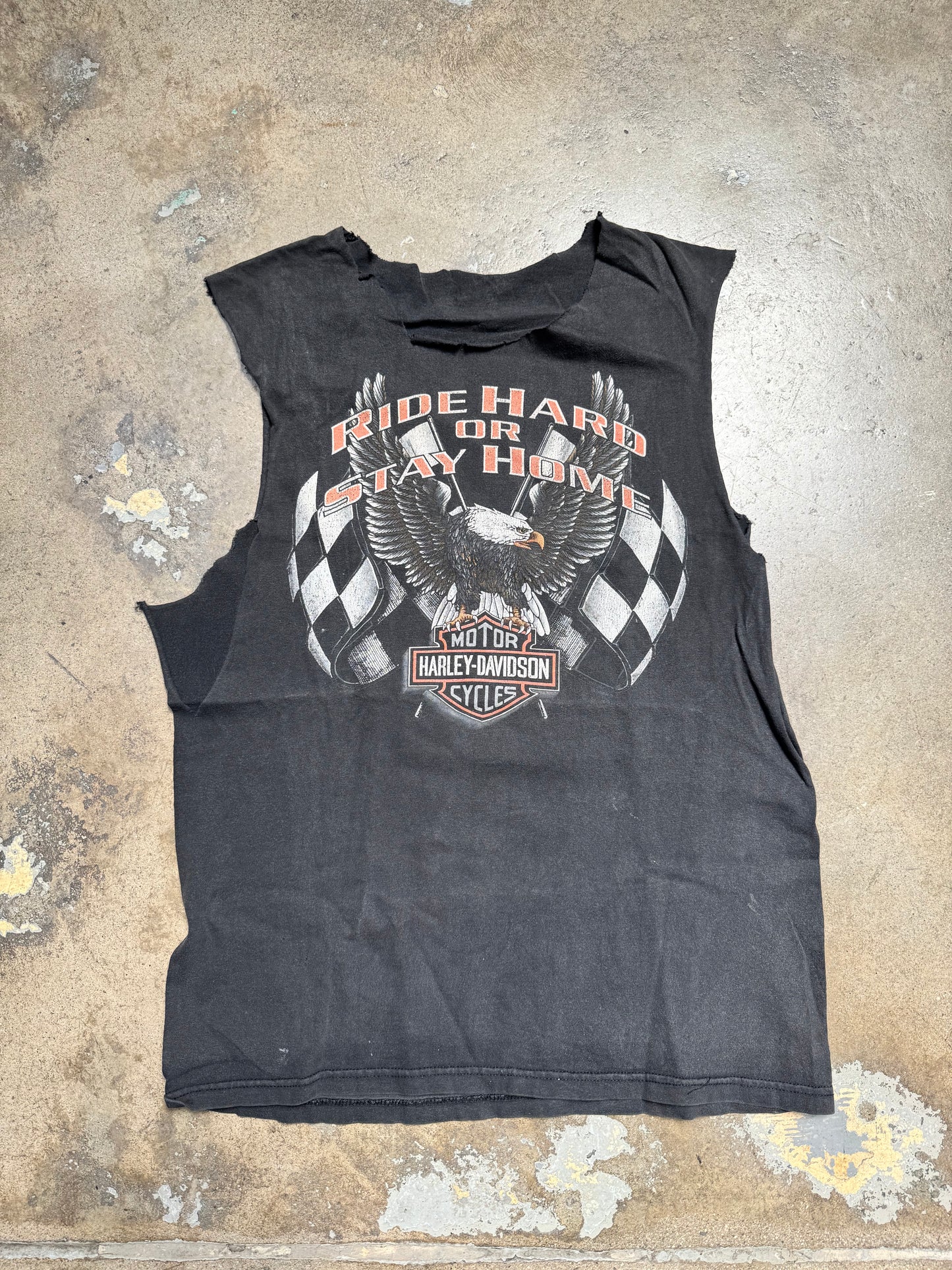 Harley Davidson Oak Lawn,IL Cut up tank top M