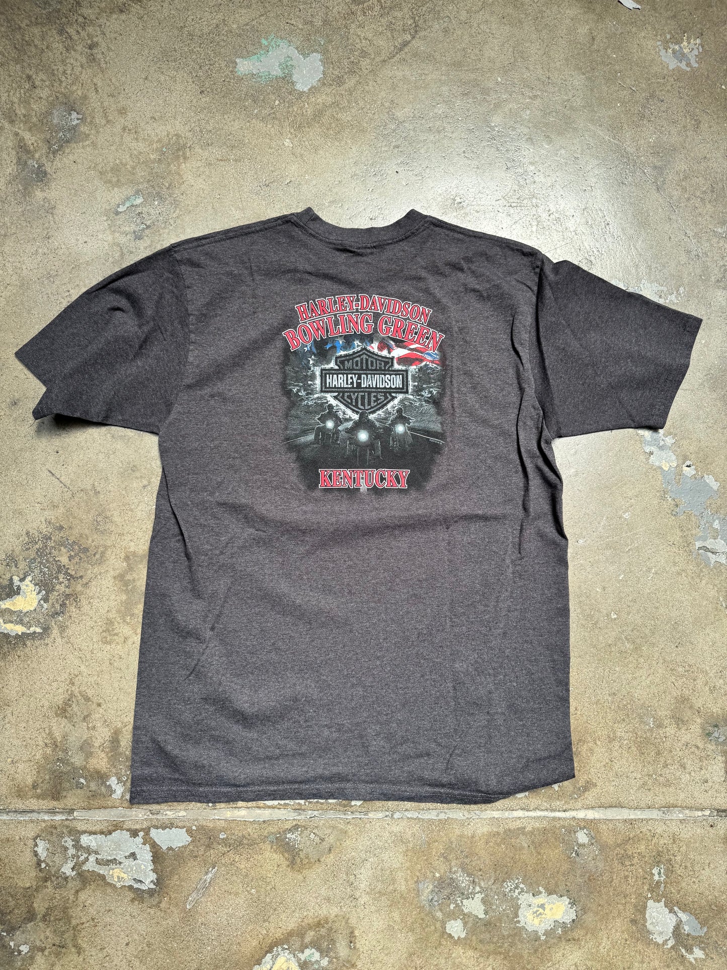 Harley Davidson Bowling Green,KY T Shirt Charcoal T Shirt XL