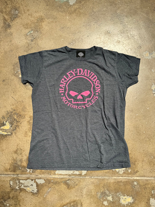 Harley Davidson Museum Milwaukee,WI Charcoal Womens T Shirt XXL