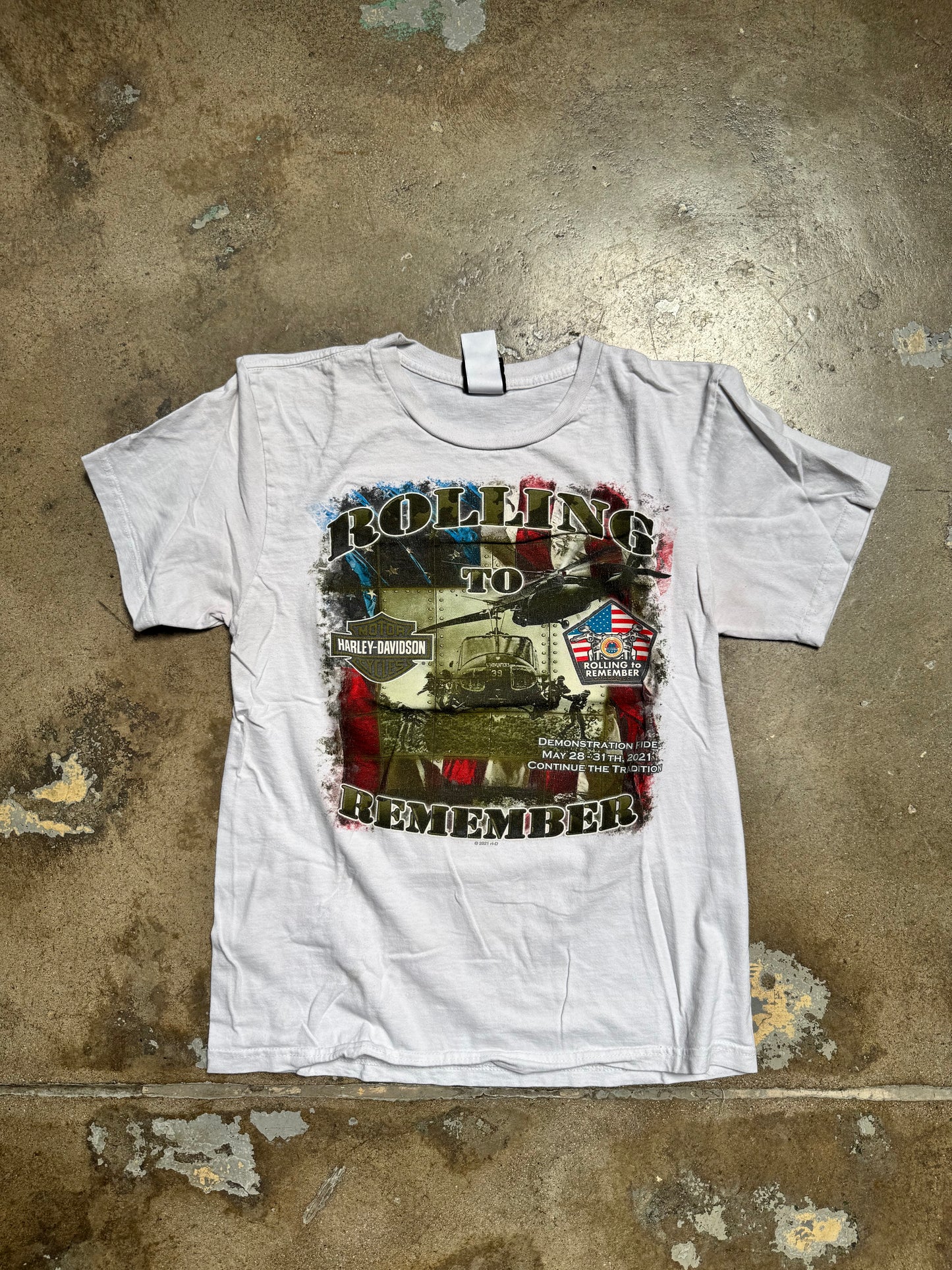 Harley Davidson Washington,DC White T Shirt M