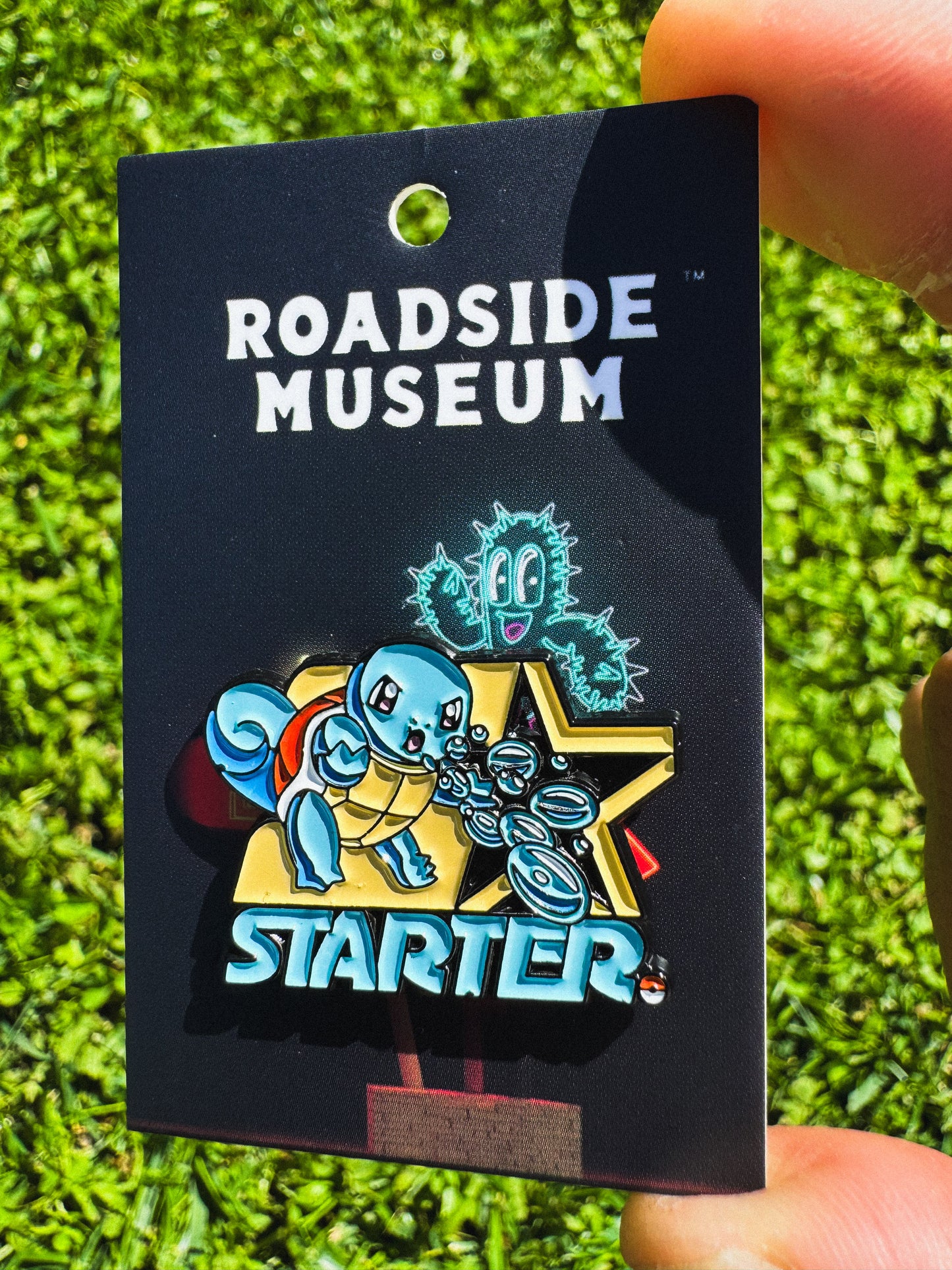 Roadside Museum Squirtle Starter Pin