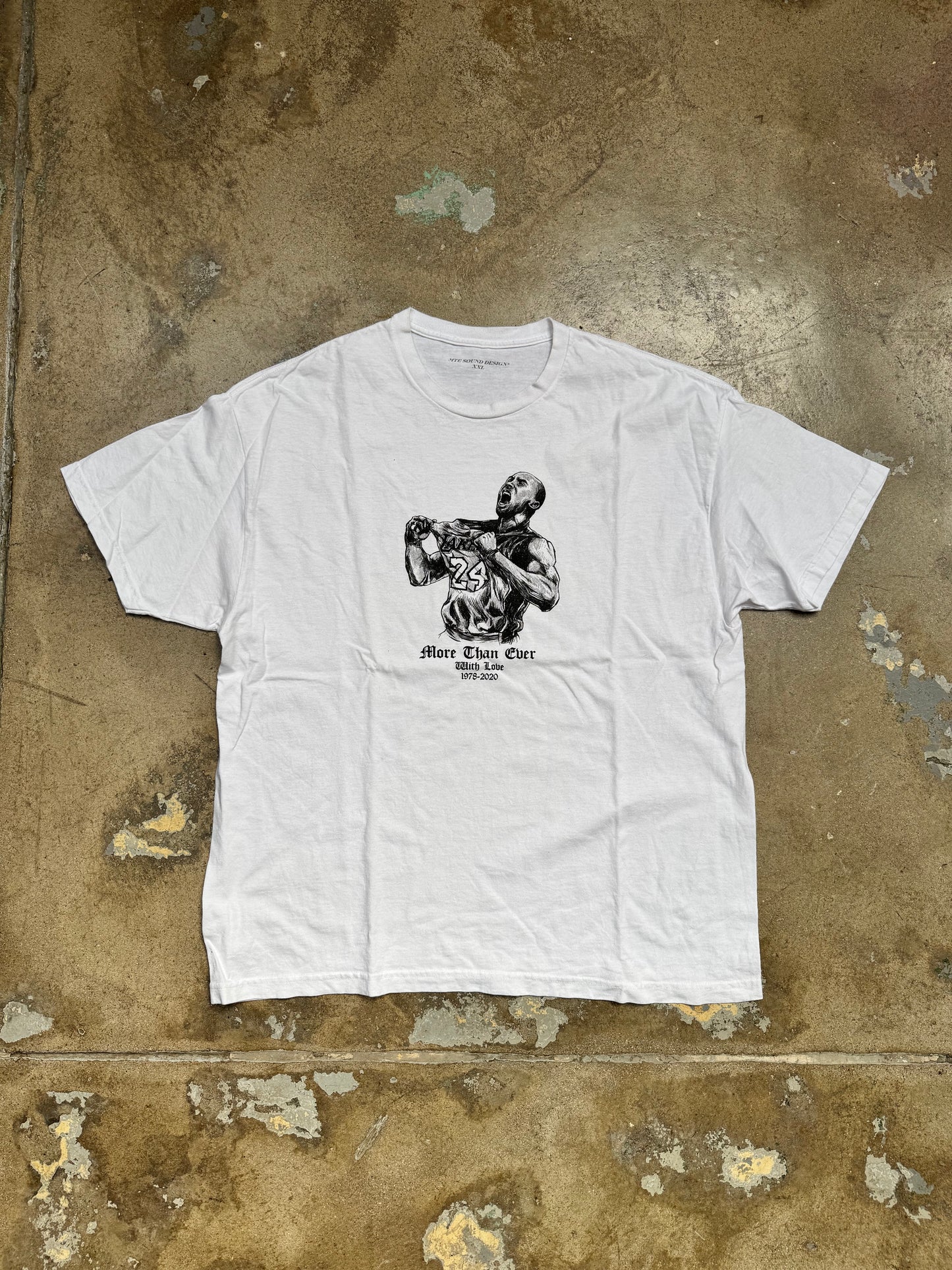 MTE Sound Design Kobe Memorial T Shirt White XXL