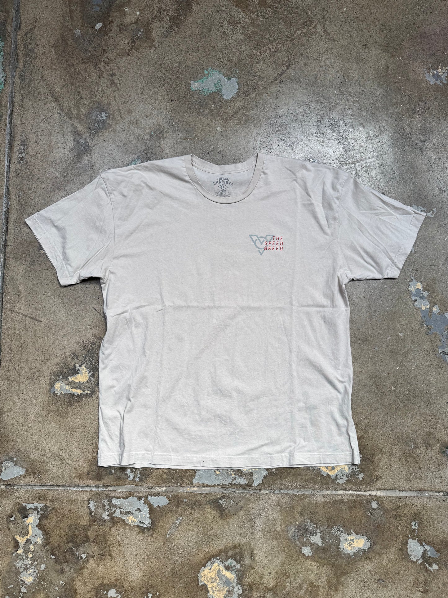 Vintage Chariots The Speed Breed T Shirt Off White XXL