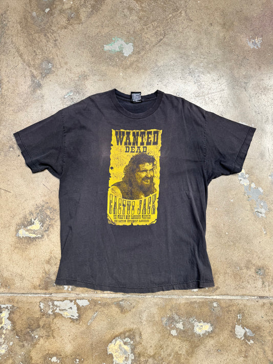 WWE Mankind Cactus Jack Wanted T Shirt XXL