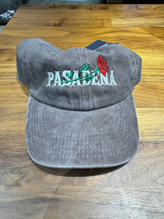 Wolf Collection Pasadena Rose Dad Hat Washed Brown