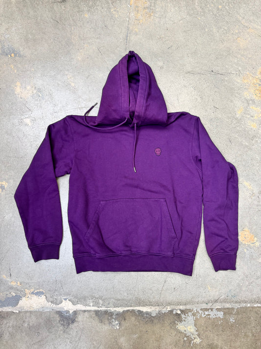 Kooples Embroidered Hoodie Purple