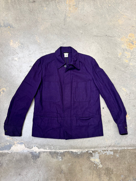Dries Van Noten Chore Coat Purple Sz.48