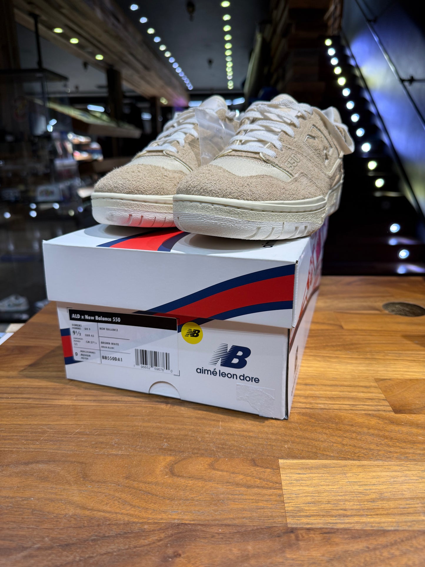 Aimé Leon Dore x New Balance 550 Taupe Suede 9.5M/11W