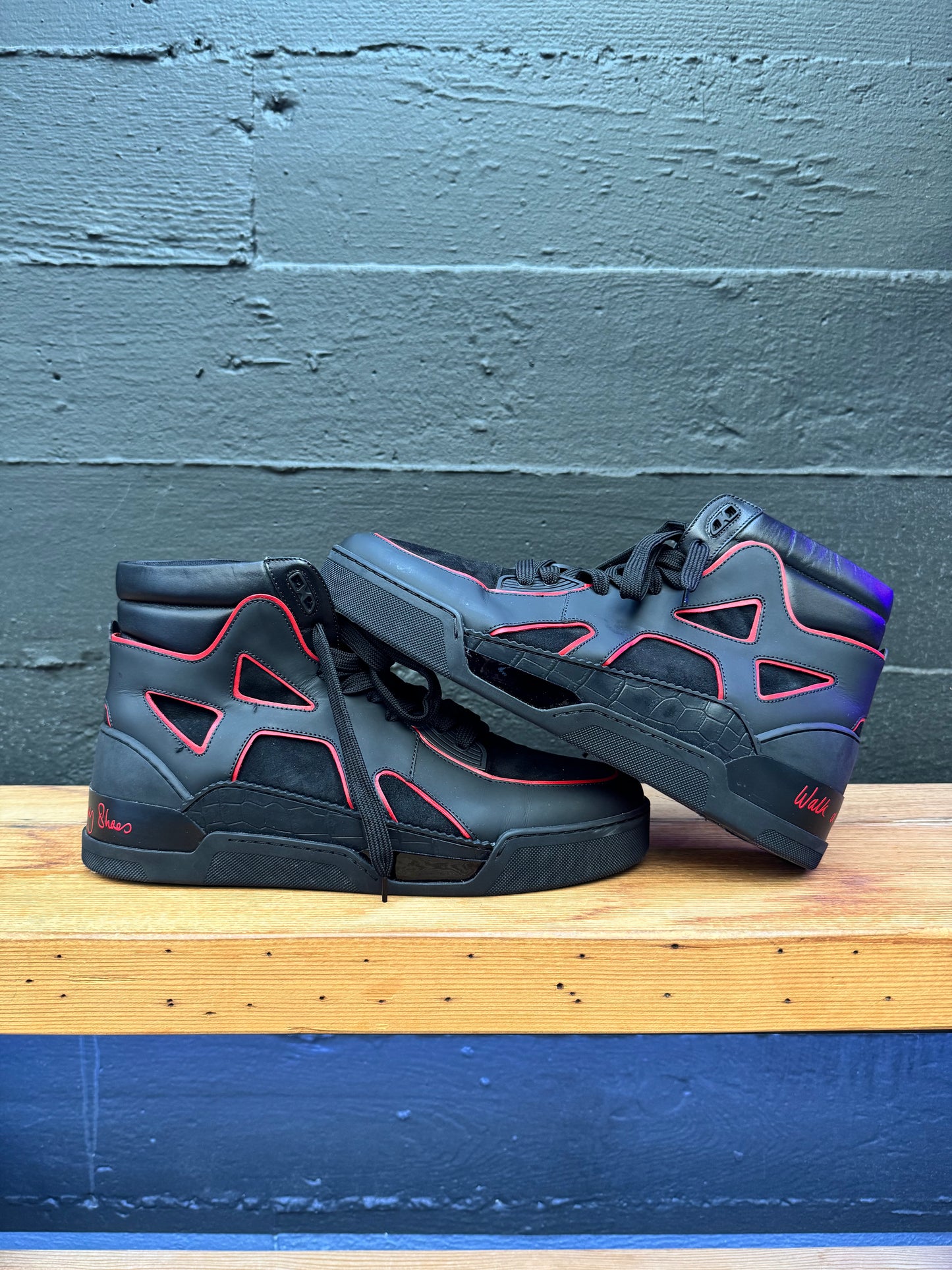 Christian Louboutin Hi-Top Sneakers (Pre-Owned) (Size 44 - 10, 10.5M)