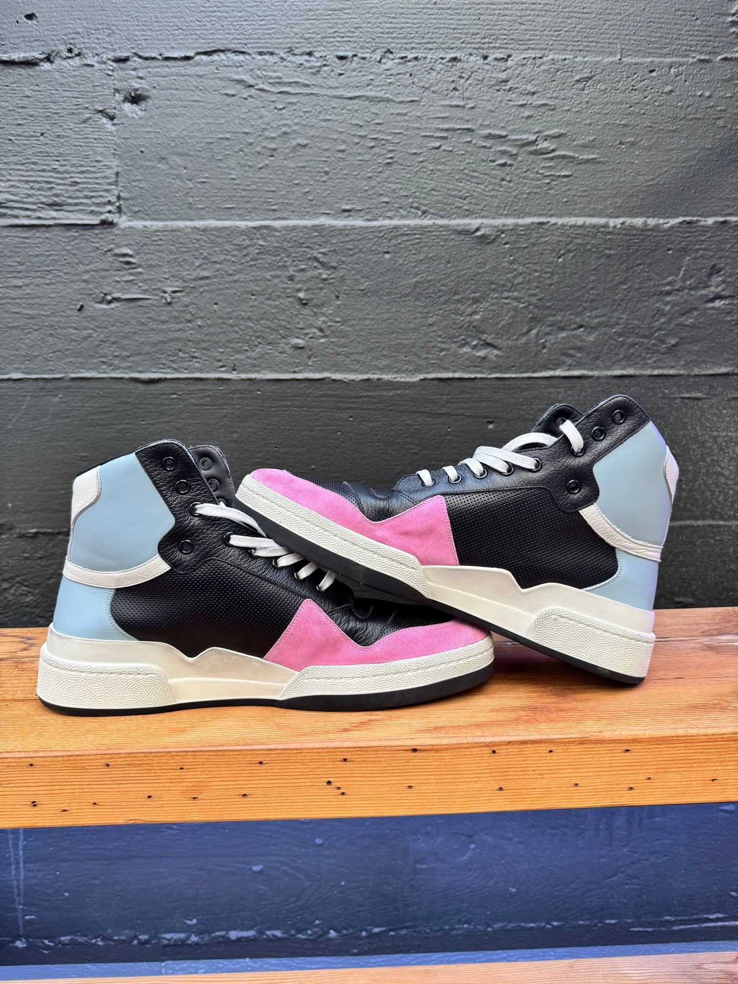 YSL High Top Sneakers (Pre-Owned) (Size 45, 13M)