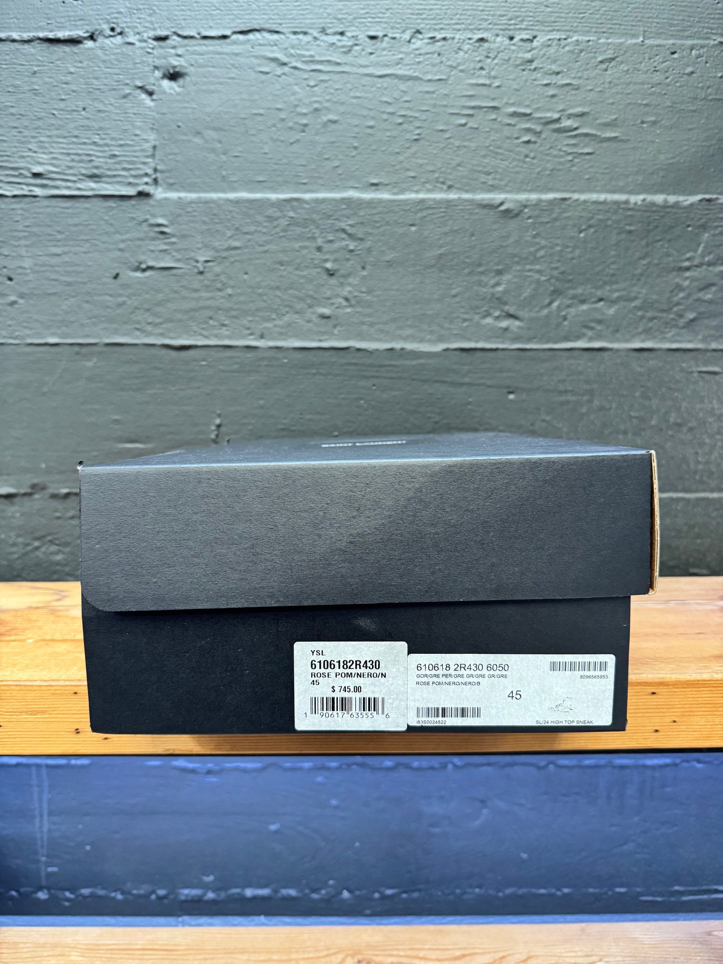 YSL High Top Sneakers (Pre-Owned) (Size 45, 13M)