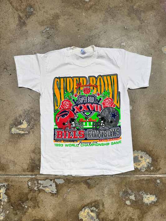 SuperBowl XXVII Bills Vs. Cowboys White L
