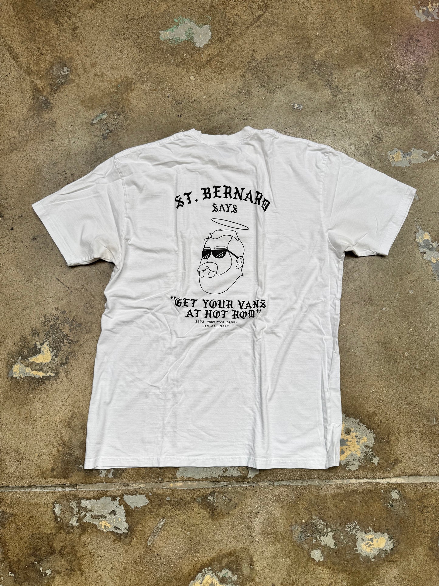 Hot Rod LA St.Bernard White XL