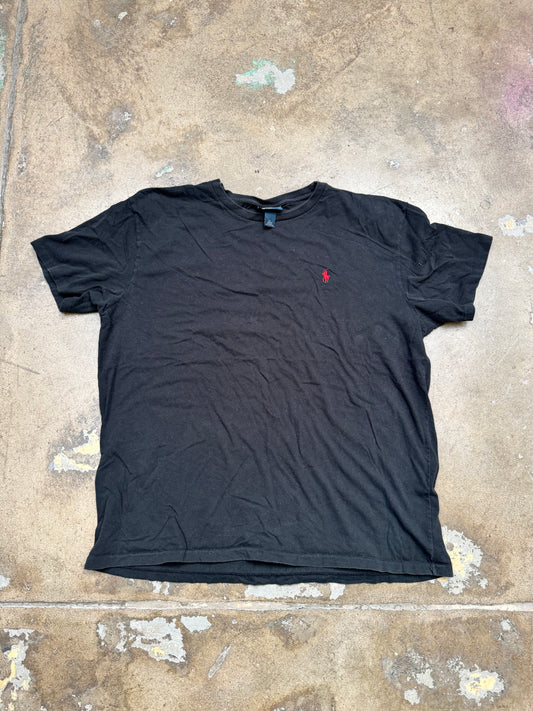 Ralph Lauren Plain Black T Shirt XL