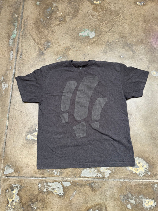 Loud And Obnoxious Exclamation T Shirt Charcoal Grey XL