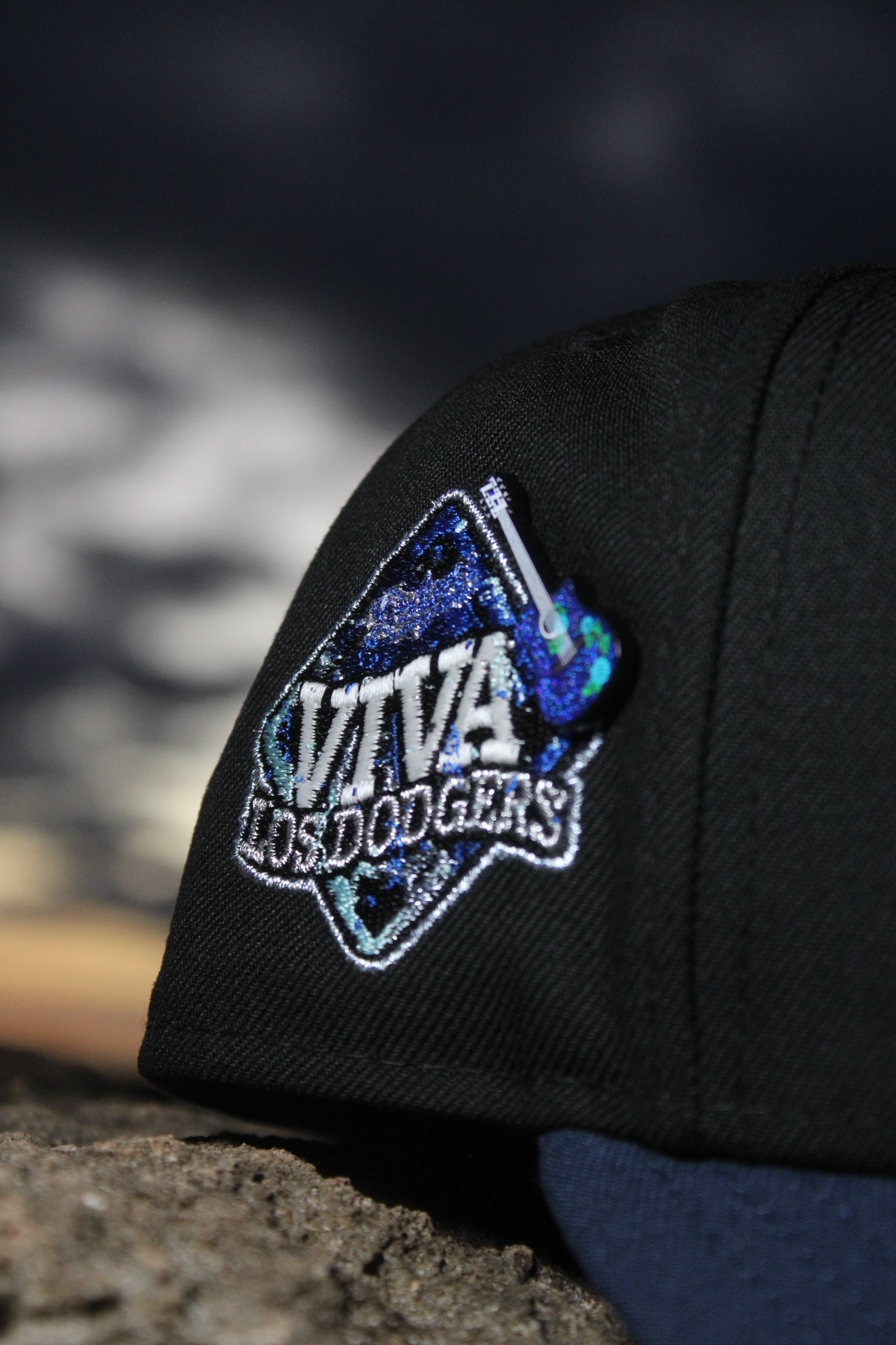 New Era 5950 LA Dodgers Viva Los Dodgers Dañado 2.0 Black/Oceanside Blue