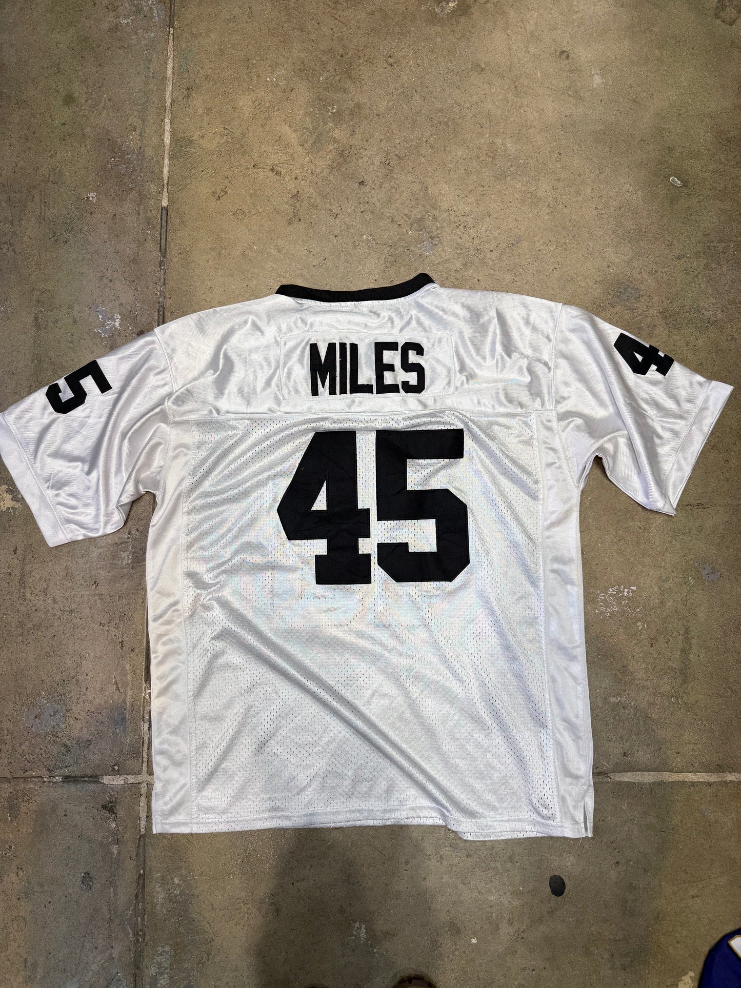 Friday Night Lights "Boobie Miles" Football Jersey White/Black XL (Used)