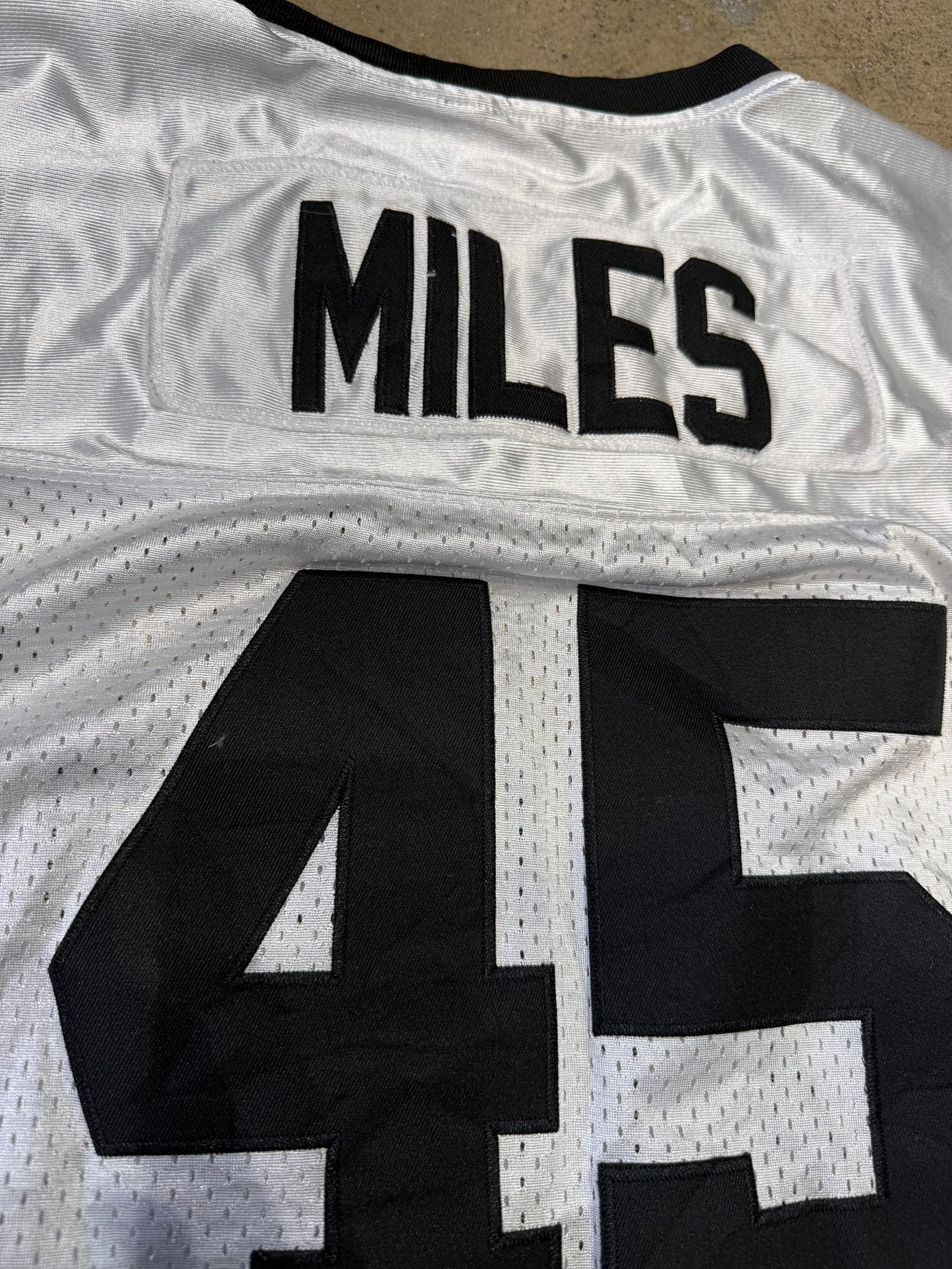 Friday Night Lights "Boobie Miles" Football Jersey White/Black XL (Used)