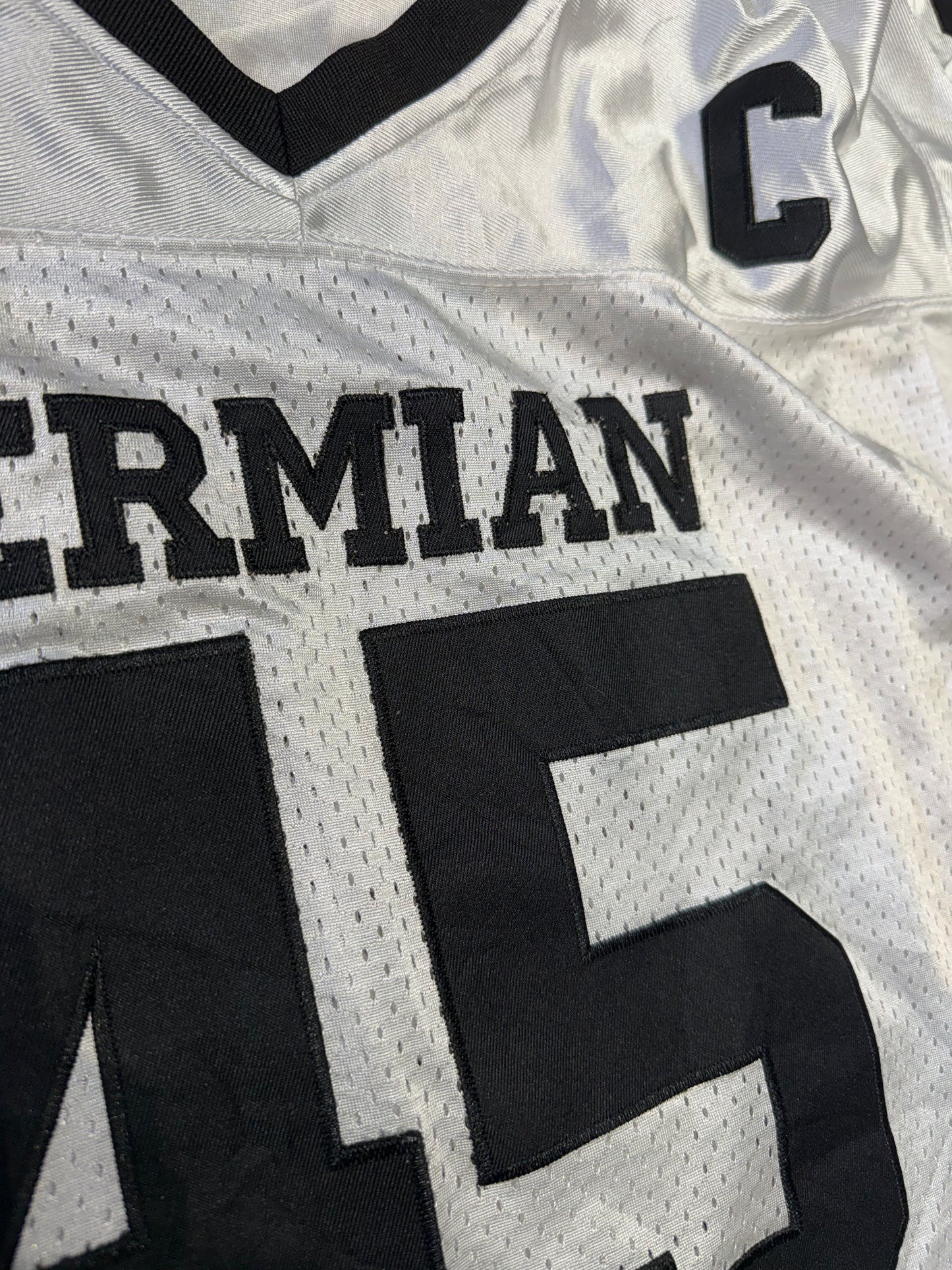 Friday Night Lights "Boobie Miles" Football Jersey White/Black XL (Used)