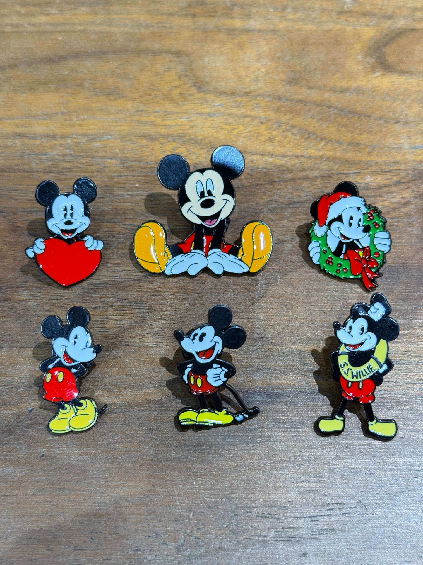 Various Mickey Mouse Pins