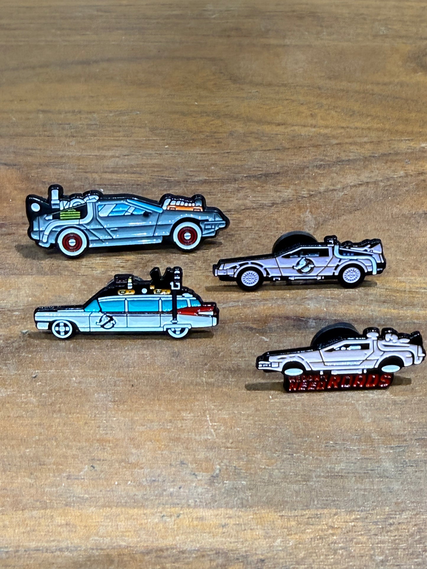 Various Movie Car Pins