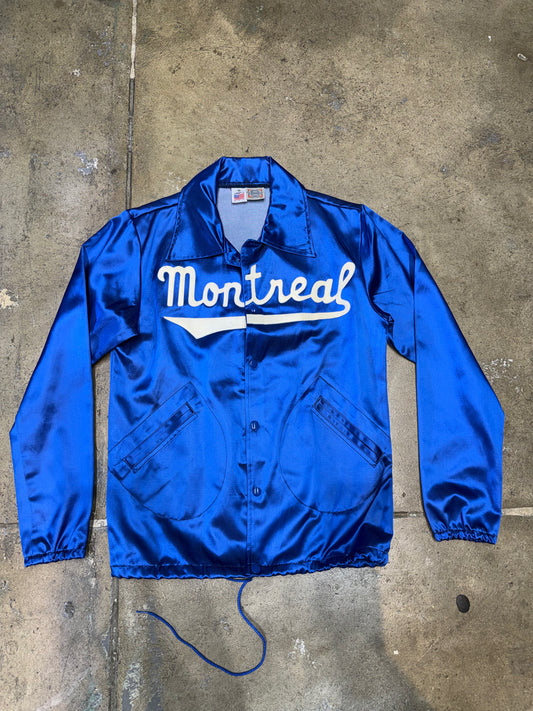 Vintage Ebbets Field Montreal Expos Jacket Blue Small (Pre-Owned)