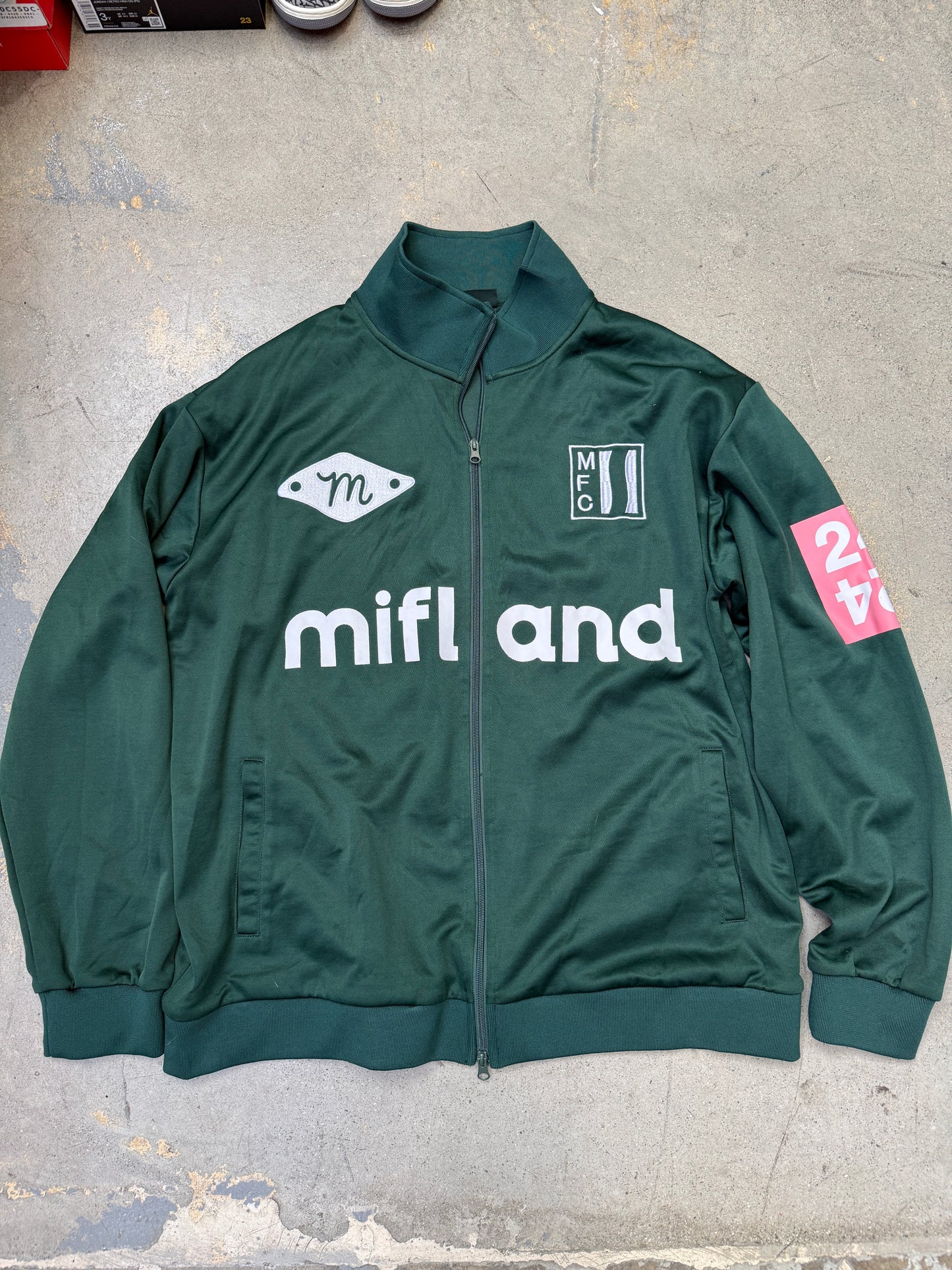 Mifland SS24 FC Track Jacket Green Large (Used)