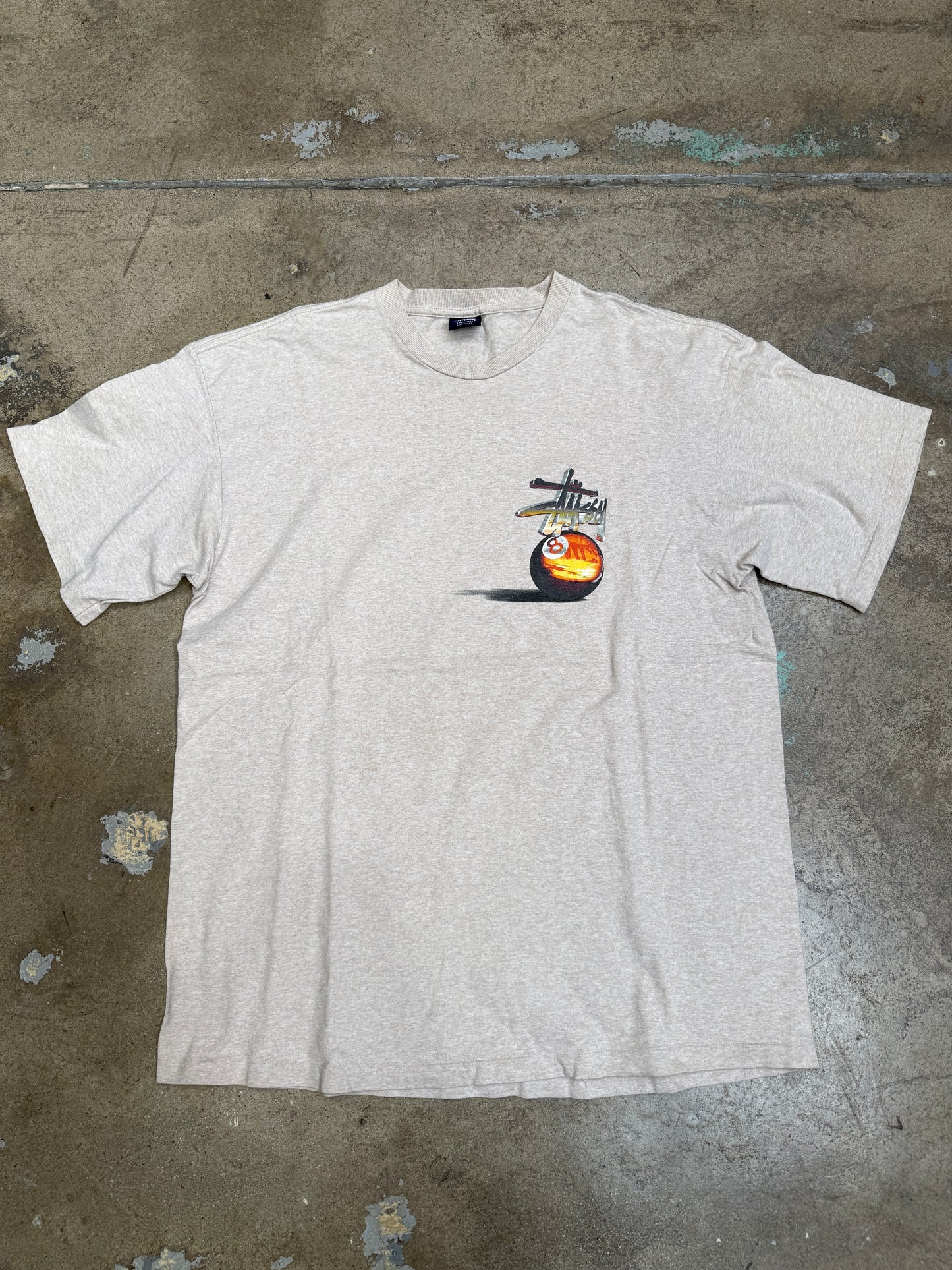 Vintage Stussy 8-Ball Oatmeal XL (Pre-Owned)