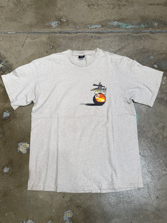 Vintage Stussy 8-Ball Oatmeal XL (Pre-Owned)