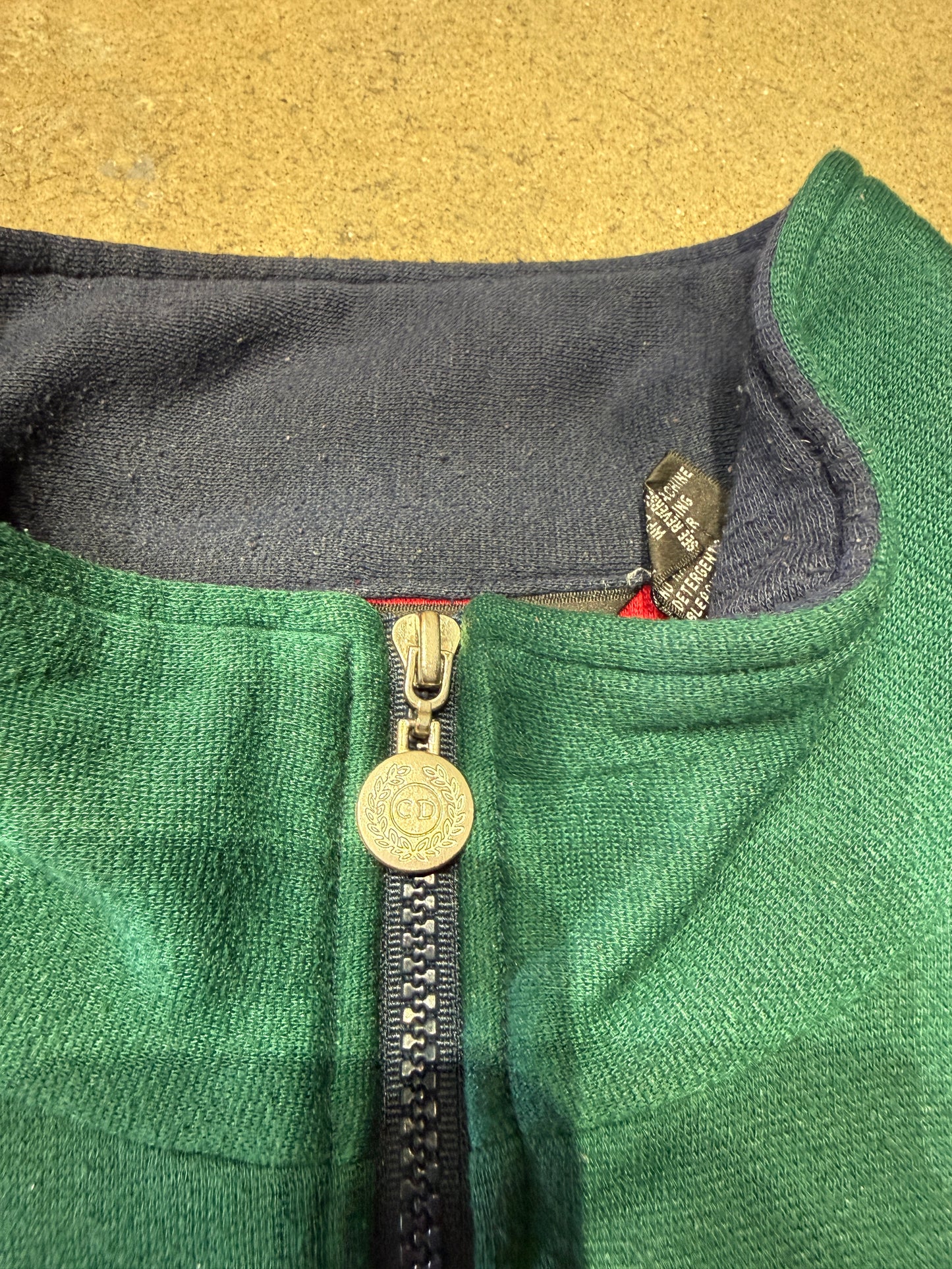 Christian Dior Monsieur Track Jacket Green/Red/White/Navy (Pre-Owned)