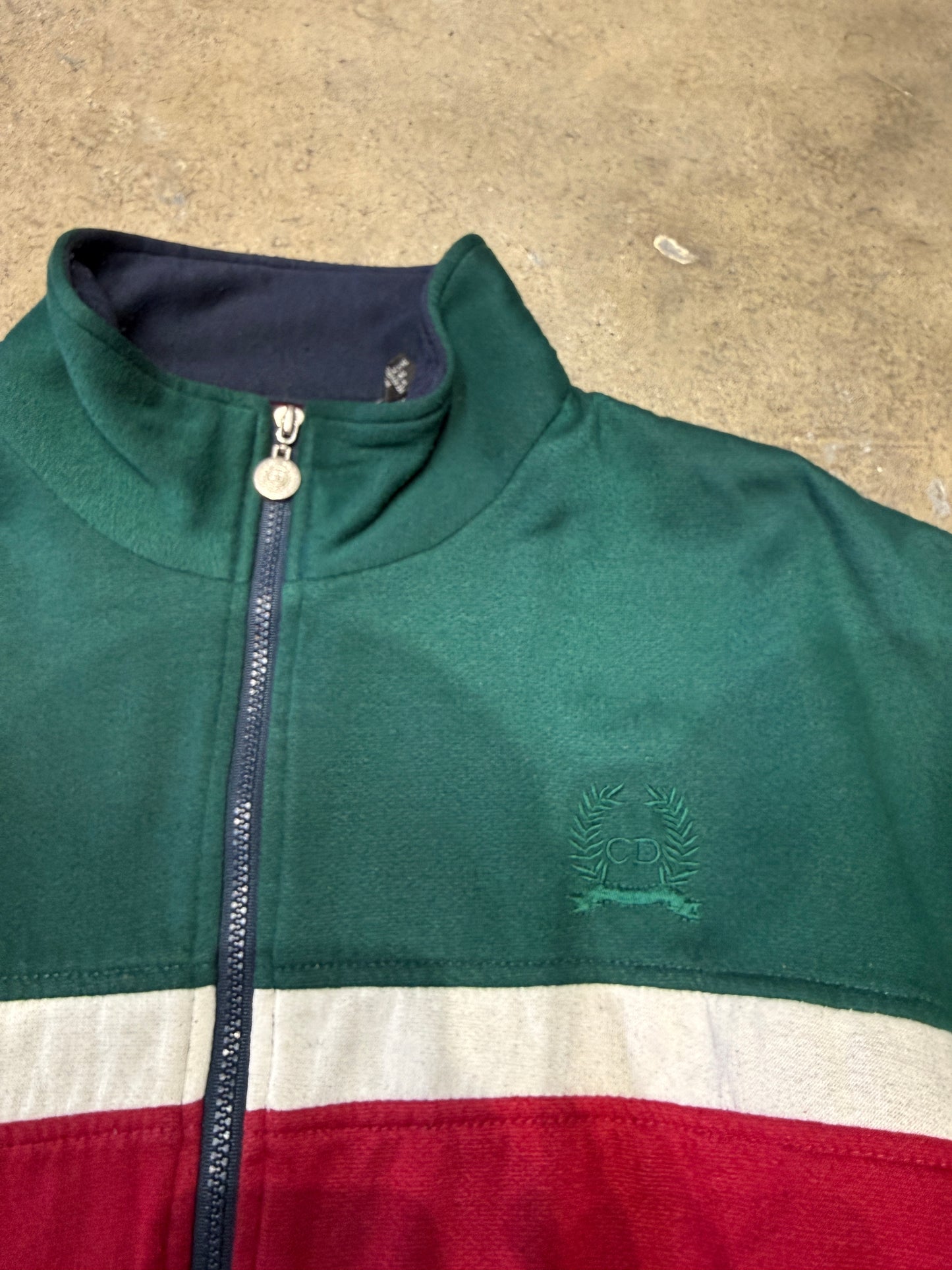 Christian Dior Monsieur Track Jacket Green/Red/White/Navy (Pre-Owned)