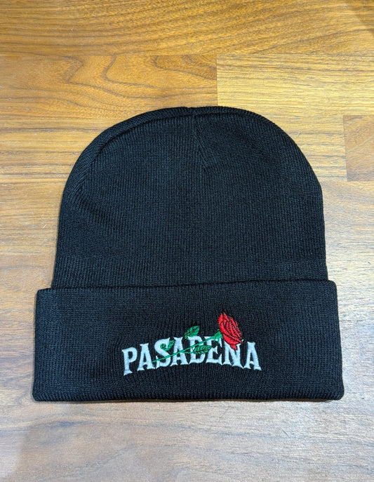 Wolf Collection Pasadena Rose Beanie Black