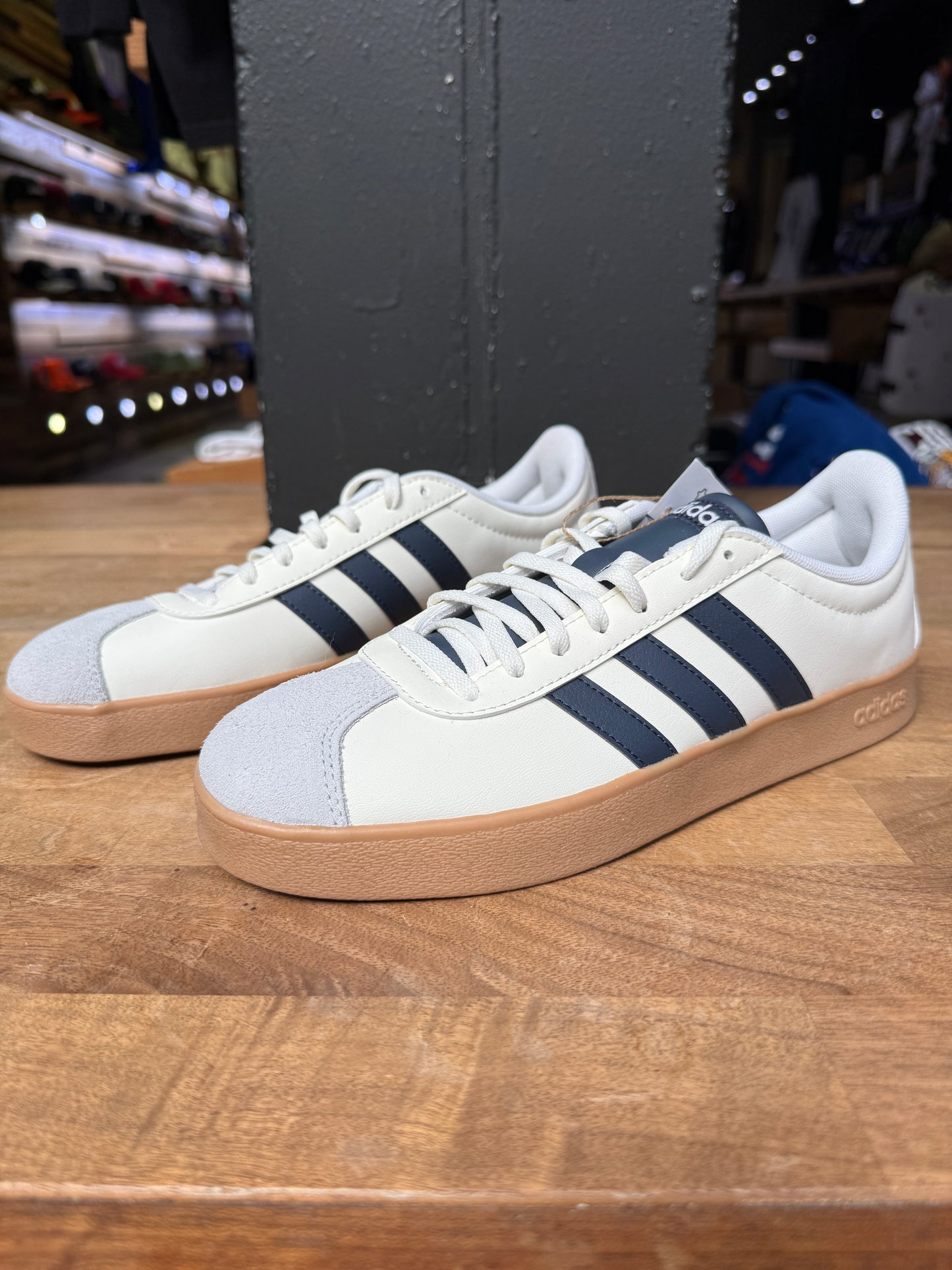 Adidas VL Court Base White/Navy/Gum