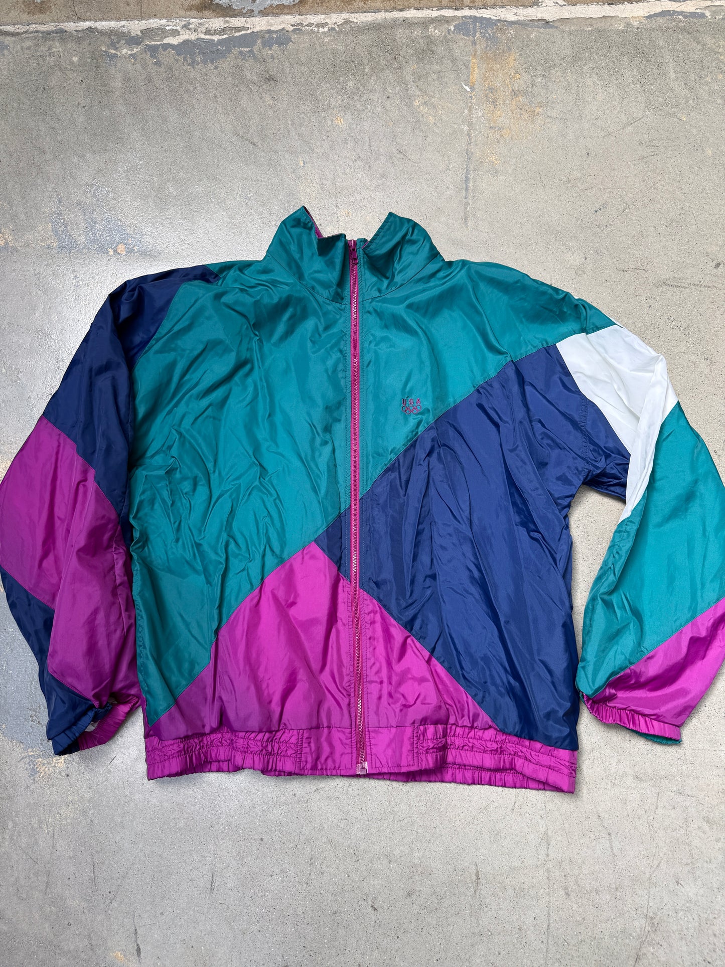 Vintage USA Windbreaker Jacket Large (Pre-Owned)