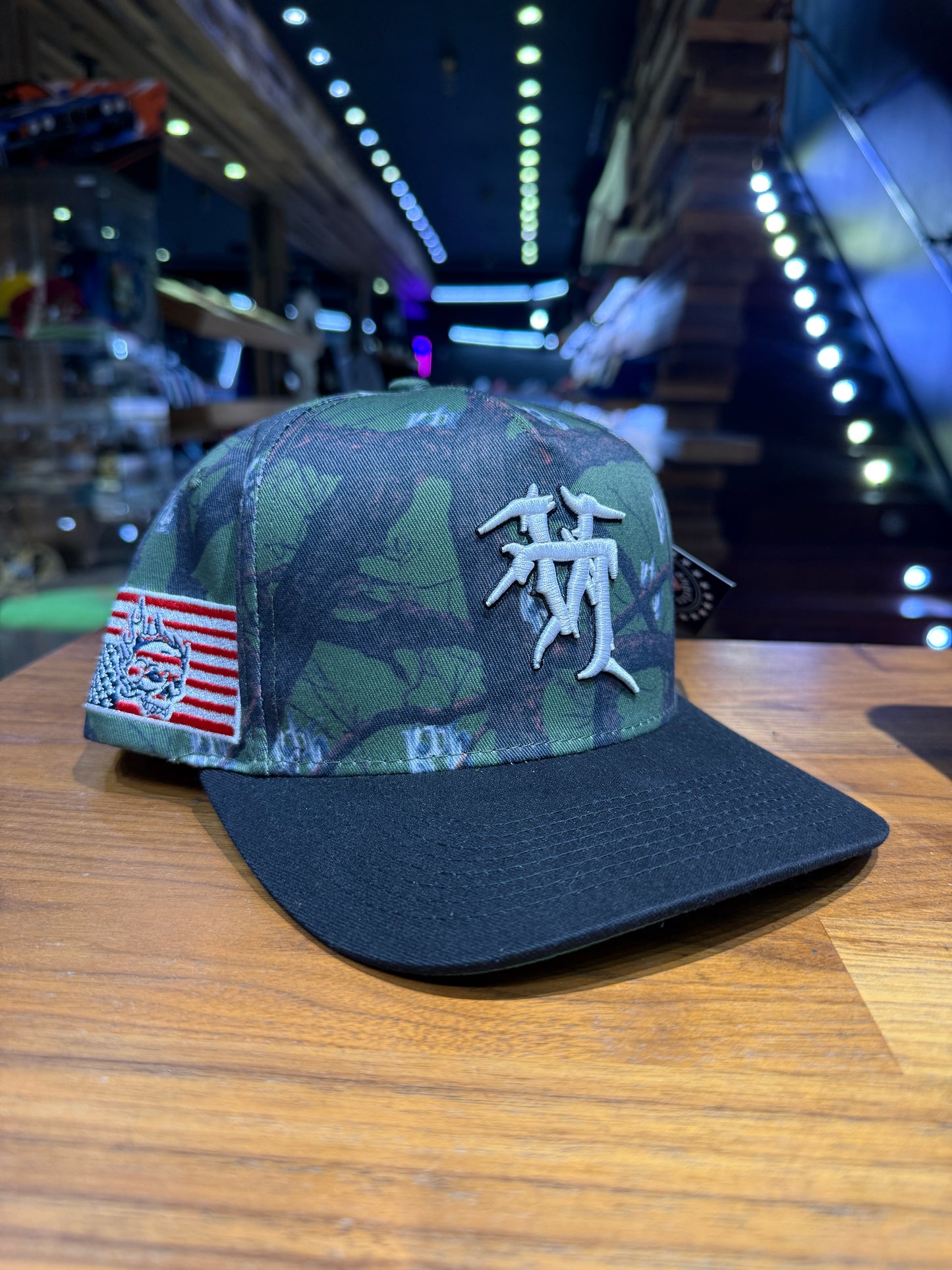 KTH Upside Down LA Snapback Tree Camo
