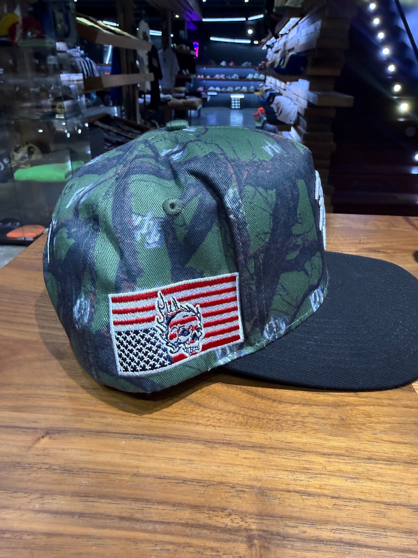 KTH Upside Down LA Snapback Tree Camo