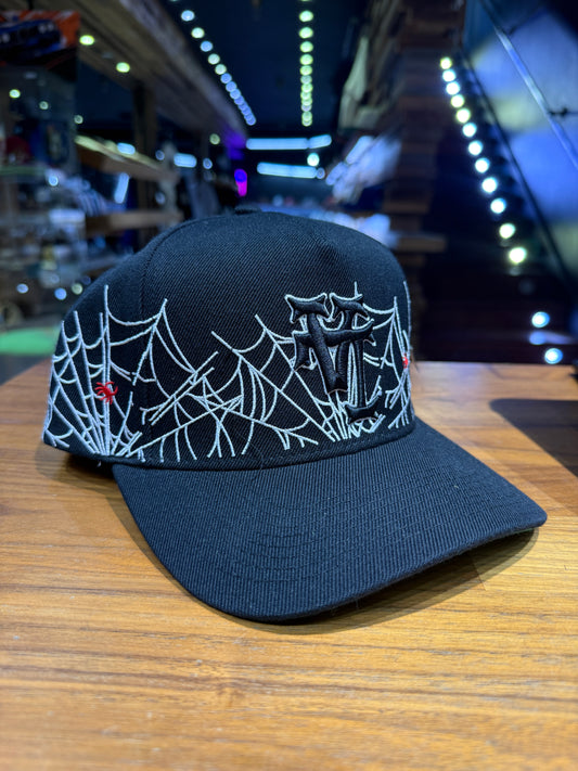 KTH Upside Down LA Spider Web Snapback Black