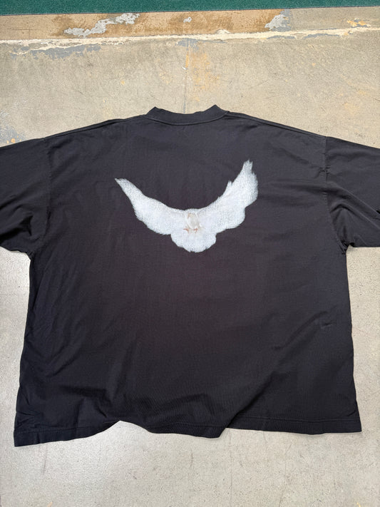 Yeezy Gap Dove 3/4 T-Shirt Washed Black XL (Pre-Owned)