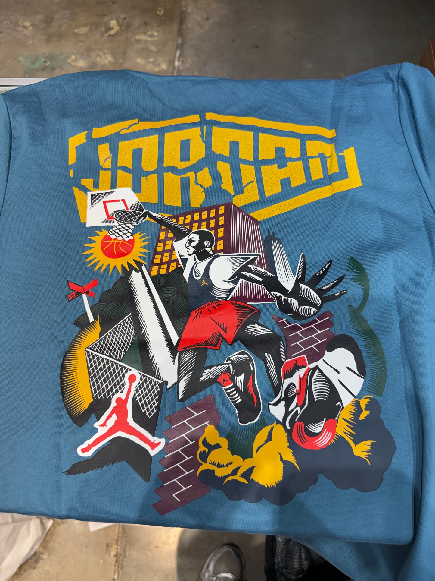 Air Jordan DNA T-Shirt Blue Medium Production Sample