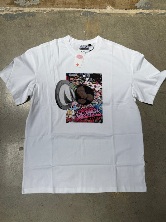 Brain Wash T-Shirt White XL